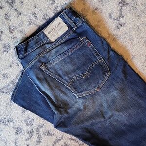 Replay Waitom Men's Jeans - Medium Blue Wash - Size 34